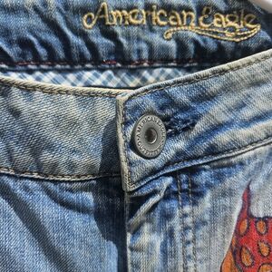 Hand painted  denim Jeans